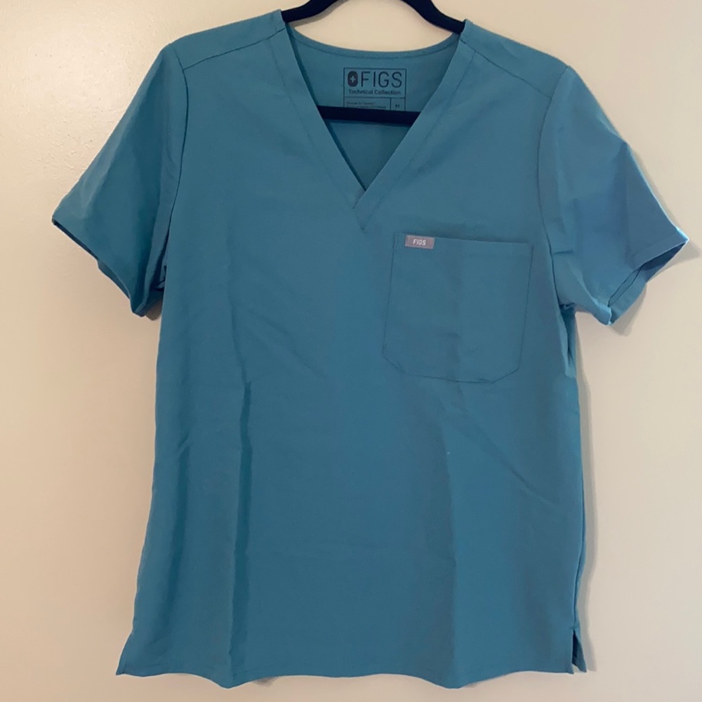 Figs Hydro Green Scrub Top